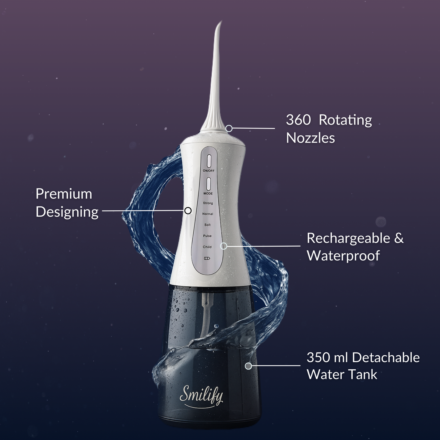 SM01 Smilify® Smart Water Flosser